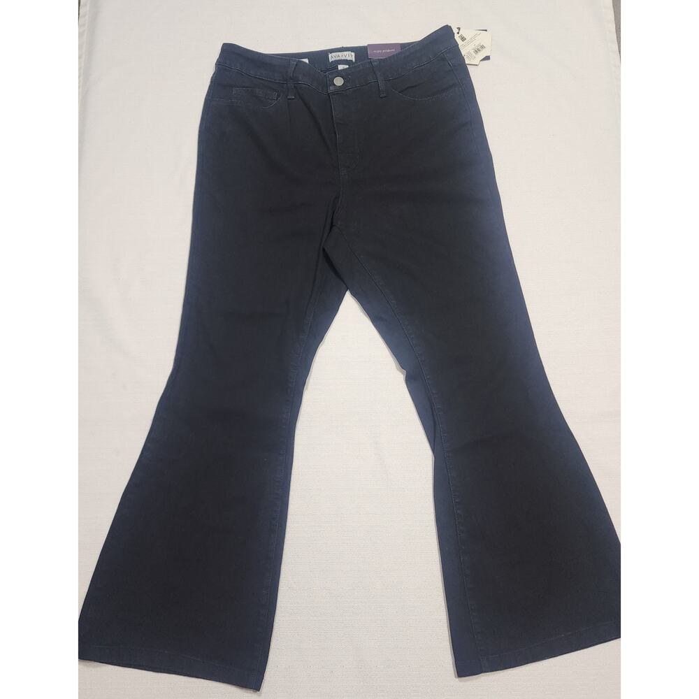 AVA & VIV Women's High rise flare jeans 17 W36''x L43''